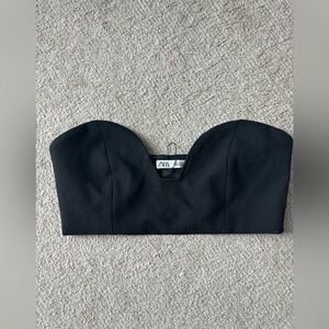Zara crop top fits S -M